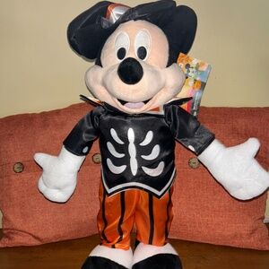 Gemmy Halloween Disney Mickey Mouse Door Greeter Porch Plush Standing 24" NEW